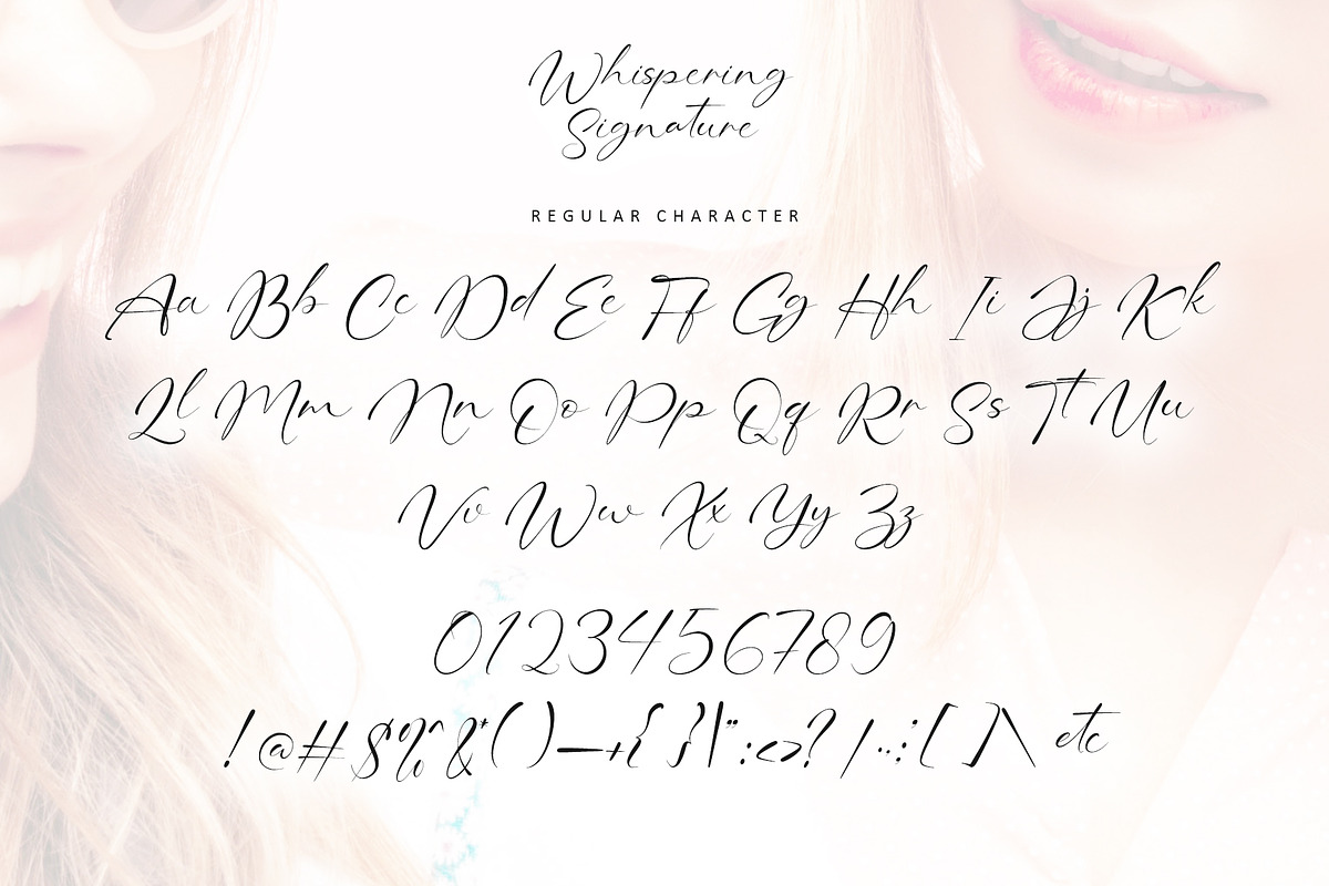 Whispering Signature, a Handwritten Font by Letterara (Photo 9 of 11)