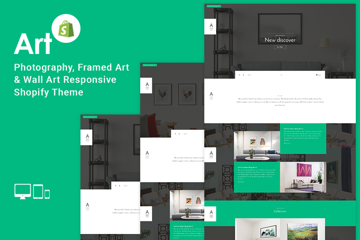 Art Photography Shopify Theme, a Shopify Template by ThemeTidy Shopify Agency