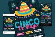 Cinco De Mayo Flyer Set, a Flyer Template by Annora Studio (Thumbnail 2 of 6)