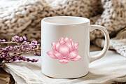 Abstract Pink Flower, an Illustration by Watercolor design (Thumbnail 2 of 6)