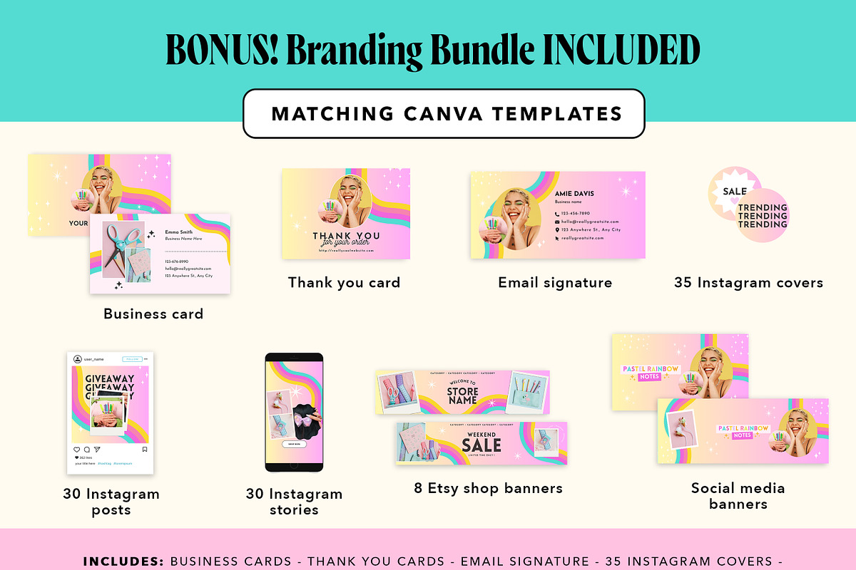 Rainbow Shopify Website Theme, a Shopify Template by Template Twist Shop (Photo 8 of 9)