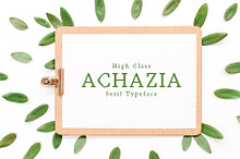 Achazia Serif Font Family Pack