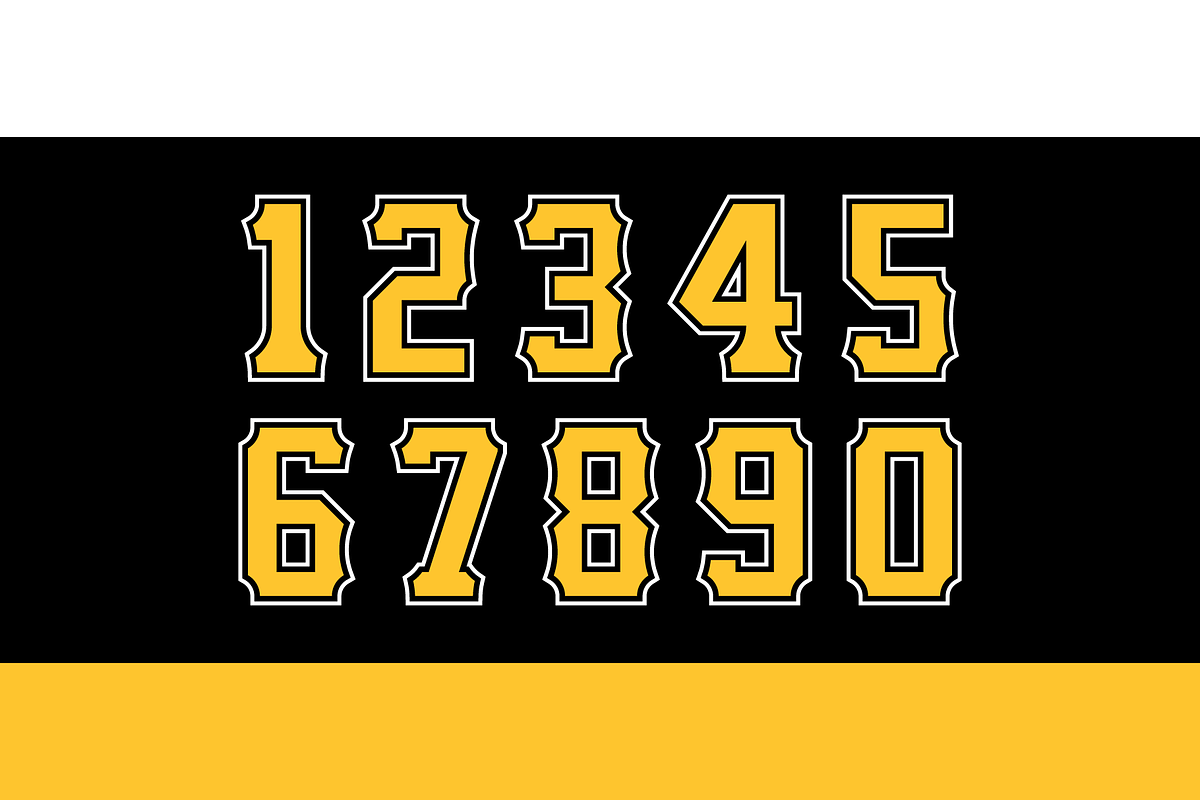 Sweetness Numeral Set preview 3