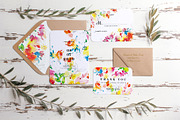 Spring and summer wedding card set, an Invitation Template by TurquoiseDesign (Thumbnail 1 of 7)