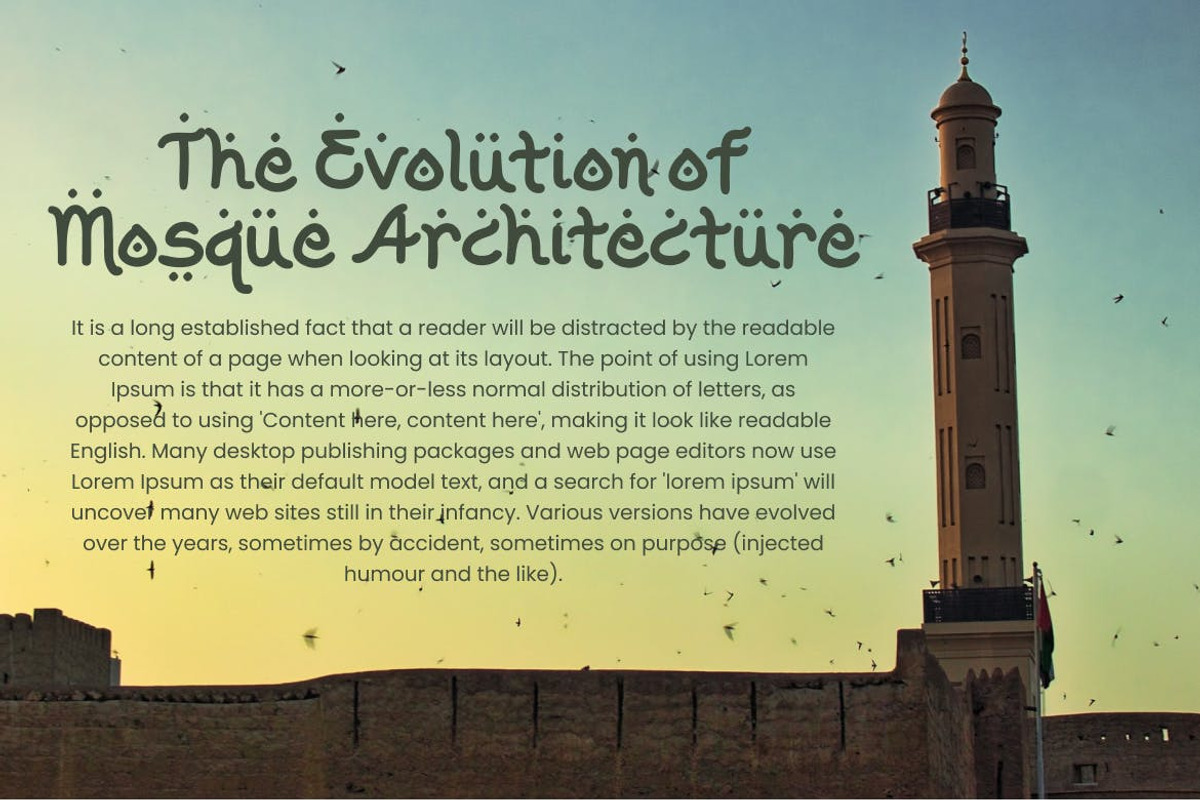 Musandam - Arabic look font, a Script Font by TokoPress (Photo 5 of 10)