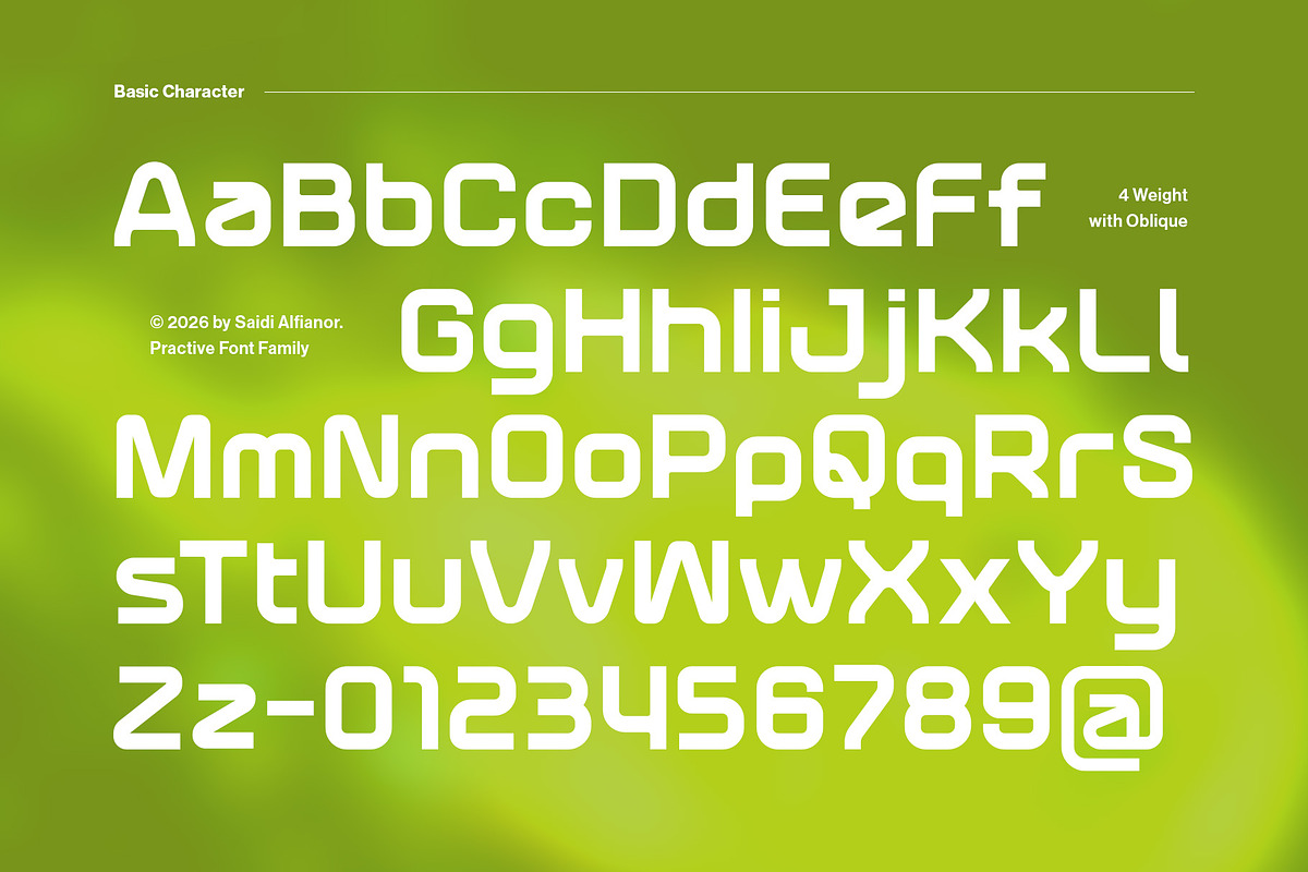 Practive Font Family, a Sans Serif Font by sentype (Photo 2 of 8)