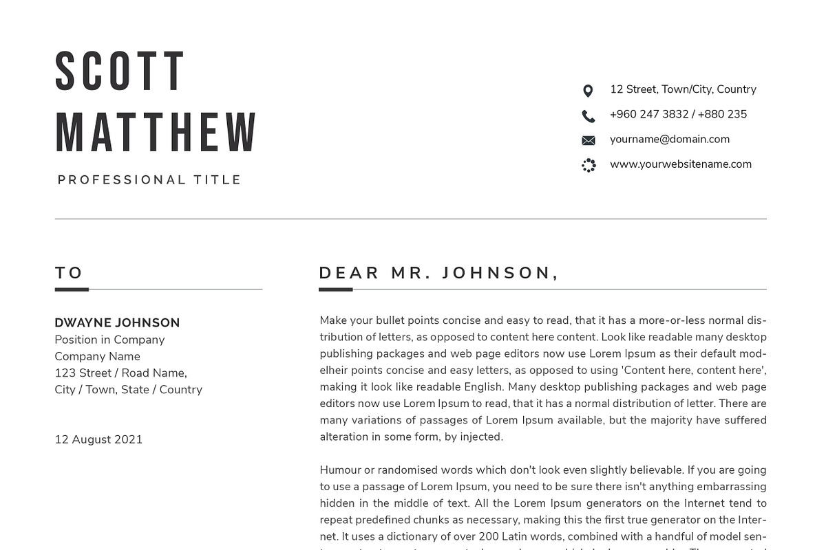 Resume/CV, a Resume Template by SlideCo (Photo 8 of 8)