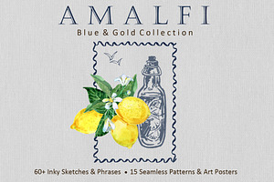 Amalfi Lemon Watercolor & Ink Kit