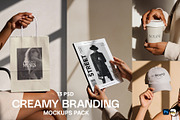 Creamy Branding Mockups Pack, a Product Mockup by Dikarte.Store (Thumbnail 1 of 9)