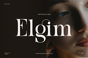 Elgim Elegant Serif Font, a Serif Font by Perfectype (Thumbnail 1 of 8)