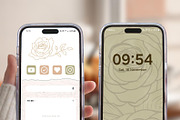 Rose iOS Wallpaper Icon Pack, a Background Graphic by BeeRubby (Thumbnail 6 of 9)