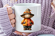Scarecrow Clipart Autumn Fall PNG, an Illustration by Pixels.Craft (Thumbnail 4 of 7)