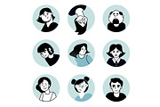 People avatar icons, an Icon by PureSolution (Thumbnail 7 of 13)