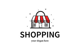 online shop shopping logo concept, a Branding & Logo Template by Maylianaw28