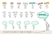 People with Speech Bubbles, an Object Graphic by Sapunkele (Thumbnail 3 of 6)