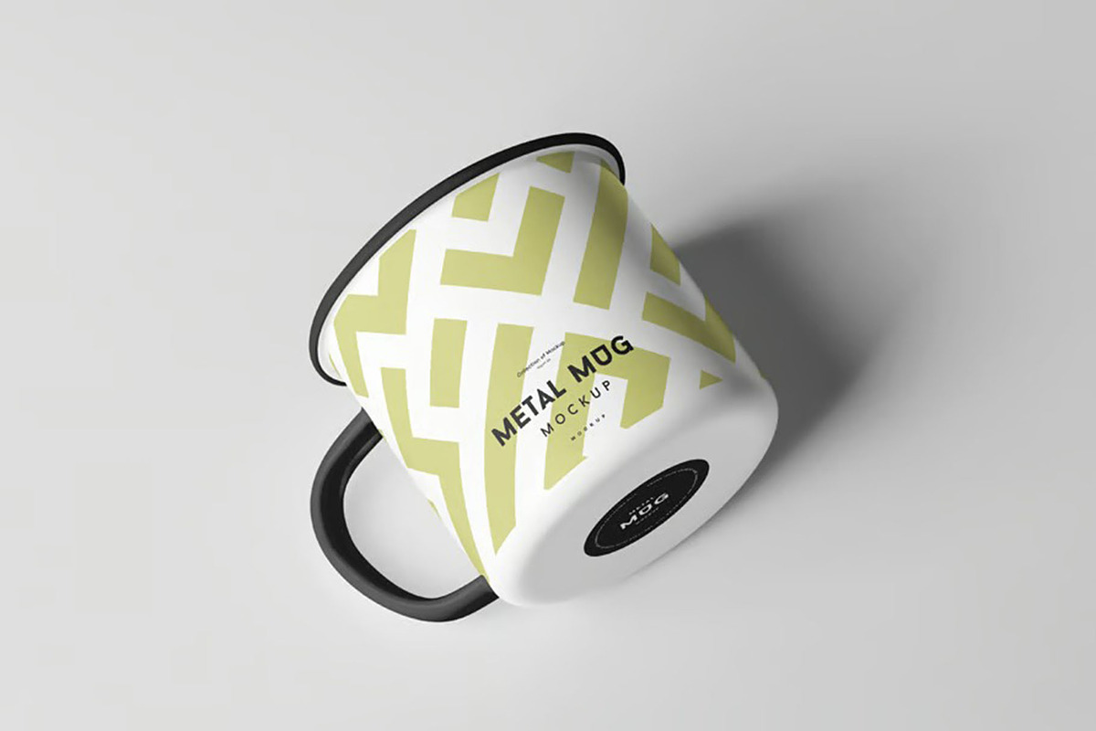 Metal Mug Mock-up, a Cups & Container Mockup by zippypixelstudio (Photo 6 of 16)