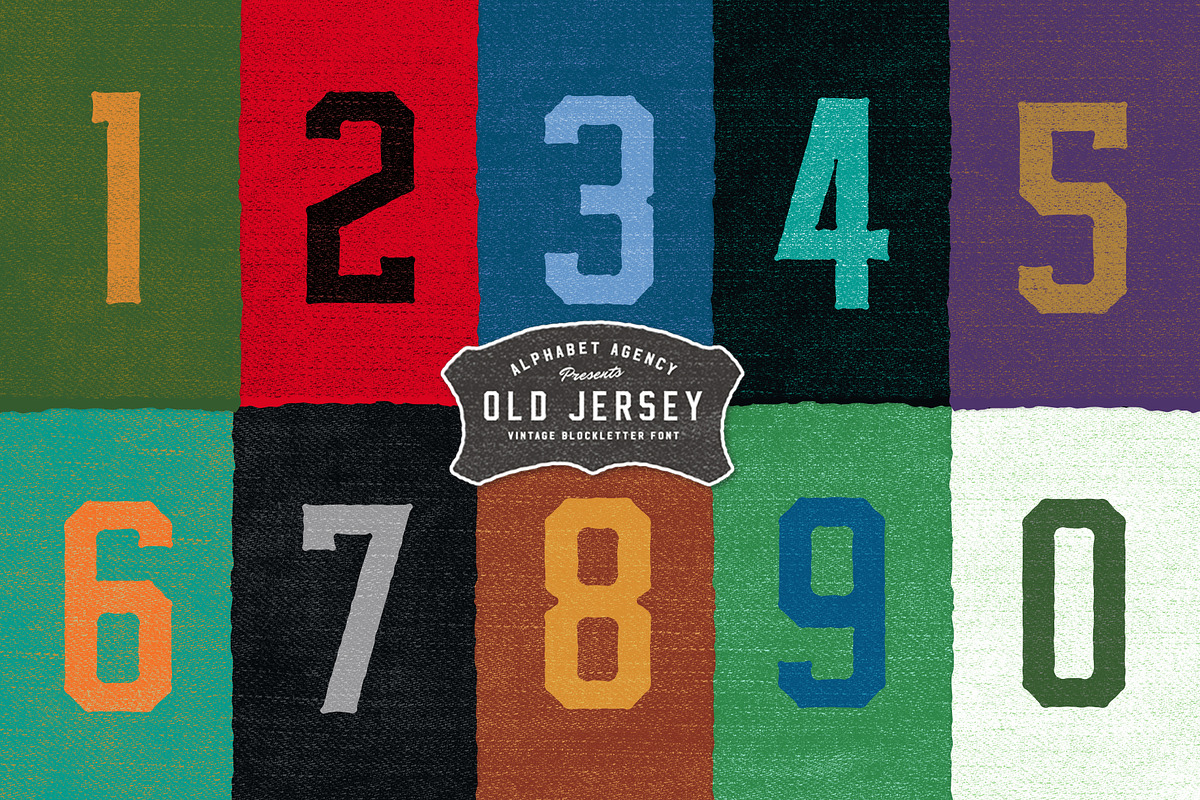 OLD JERSEY FONT DUO, a Font by Alphabet Agency (Photo 4 of 7)