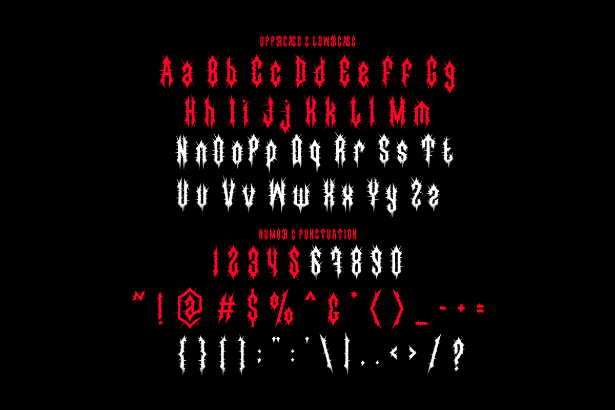 Unburied - Horror Serif Font, a Font by PutraCetol Studio (Photo 9 of 11)