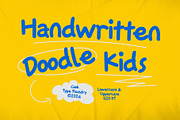 Sketchbook Doodle, a Handwritten Font by graphicook (Thumbnail 2 of 10)