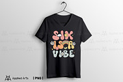 Six is a Vibe, Groovy 6th Birthday, an Object Graphic by Applied Arts (Thumbnail 3 of 4)