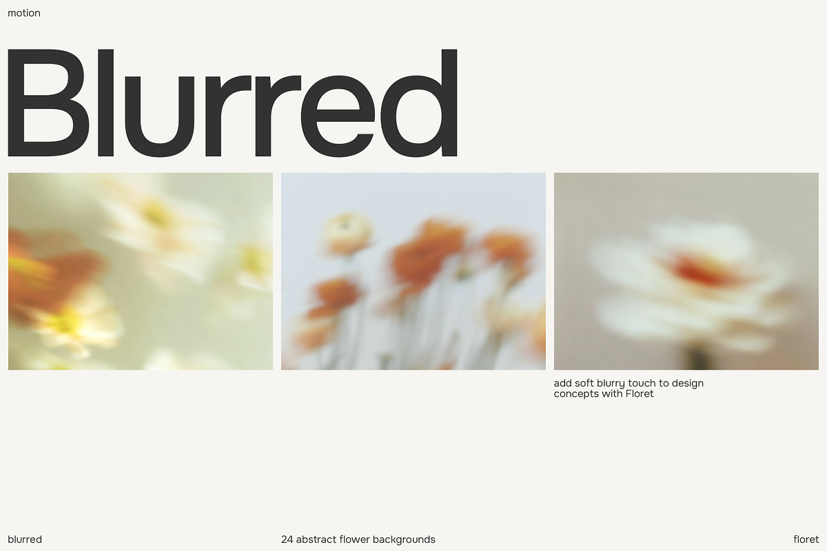 FLORET Blur Flower Backgrounds, a Background Graphic by Aesthetic Eye (Photo 7 of 19)