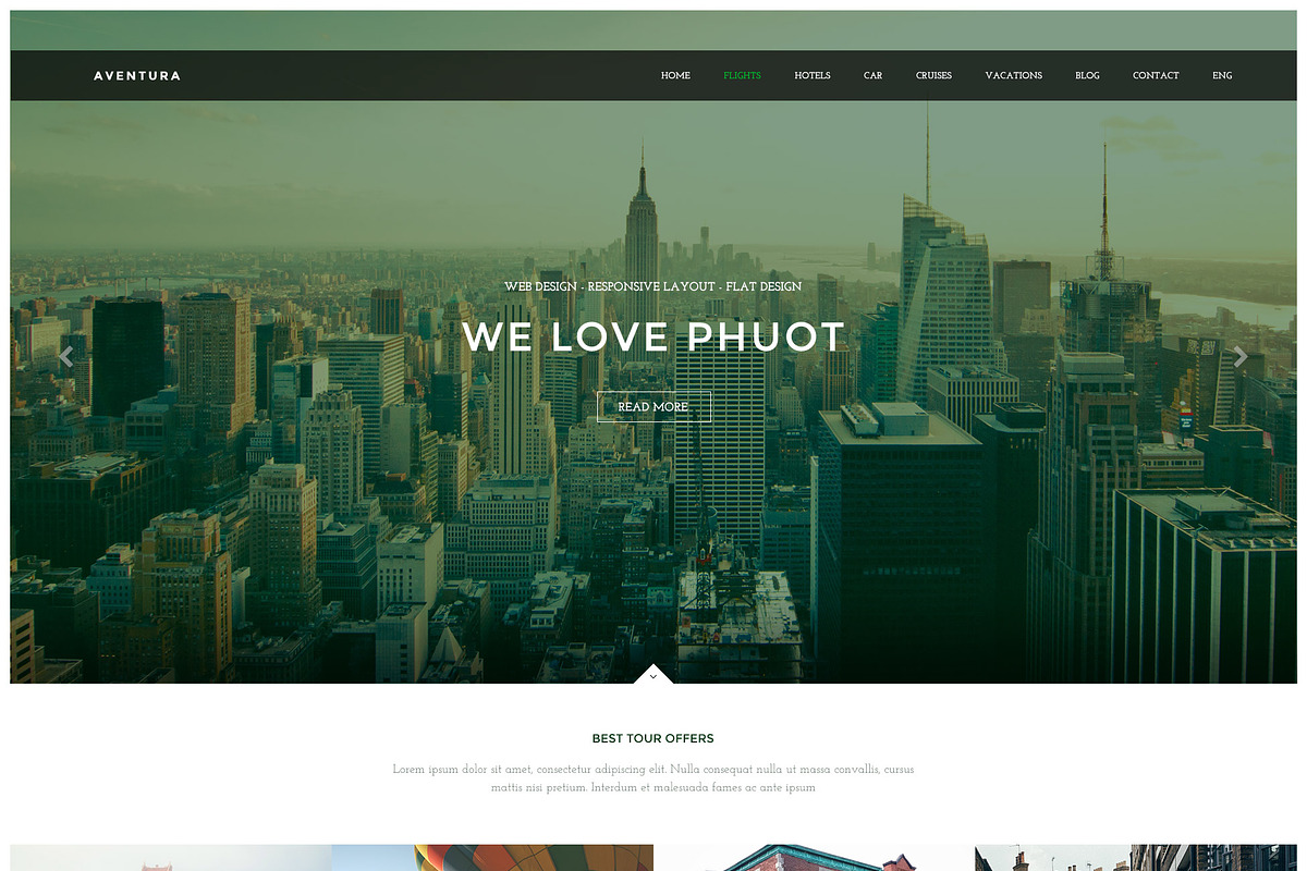 Aventura - Booking PSD Template, a Websites & App Template by TemPlaza (Photo 3 of 5)