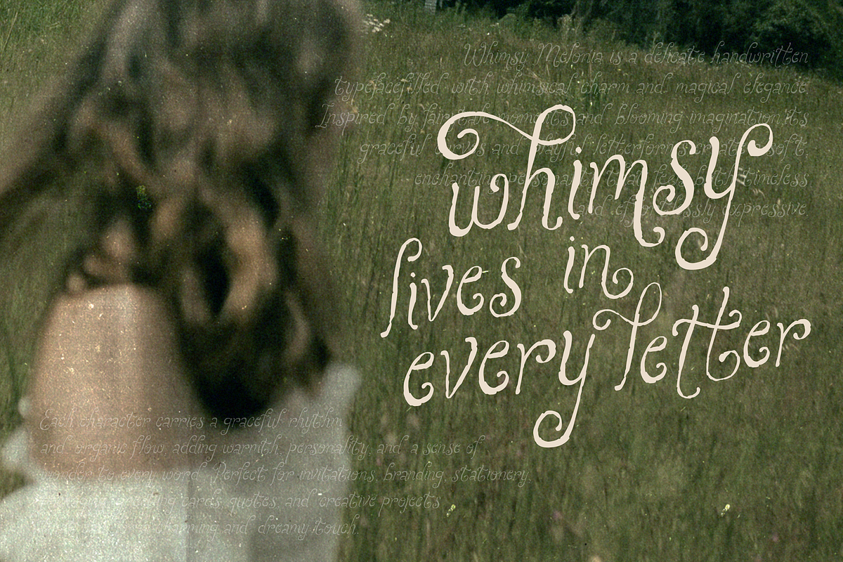 Whimsy Melonia – Whimsical Font, a Handwritten Font by shineink.designlab (Photo 3 of 14)