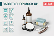 Barber Shop Vintage Mockup, a Product Mockup by visufactum (Thumbnail 1 of 8)