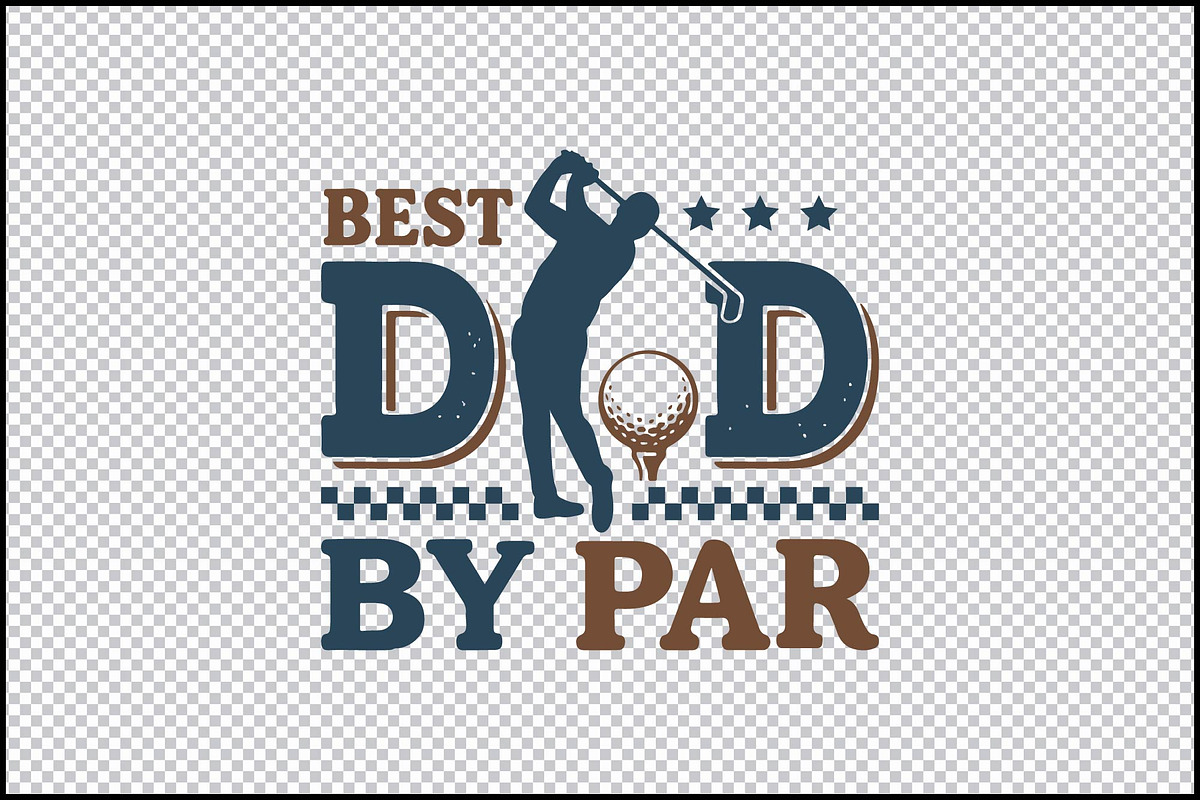 Best Dad by Par – Golf Father's Day, an Illustration by BeeCraftR (Photo 5 of 5)