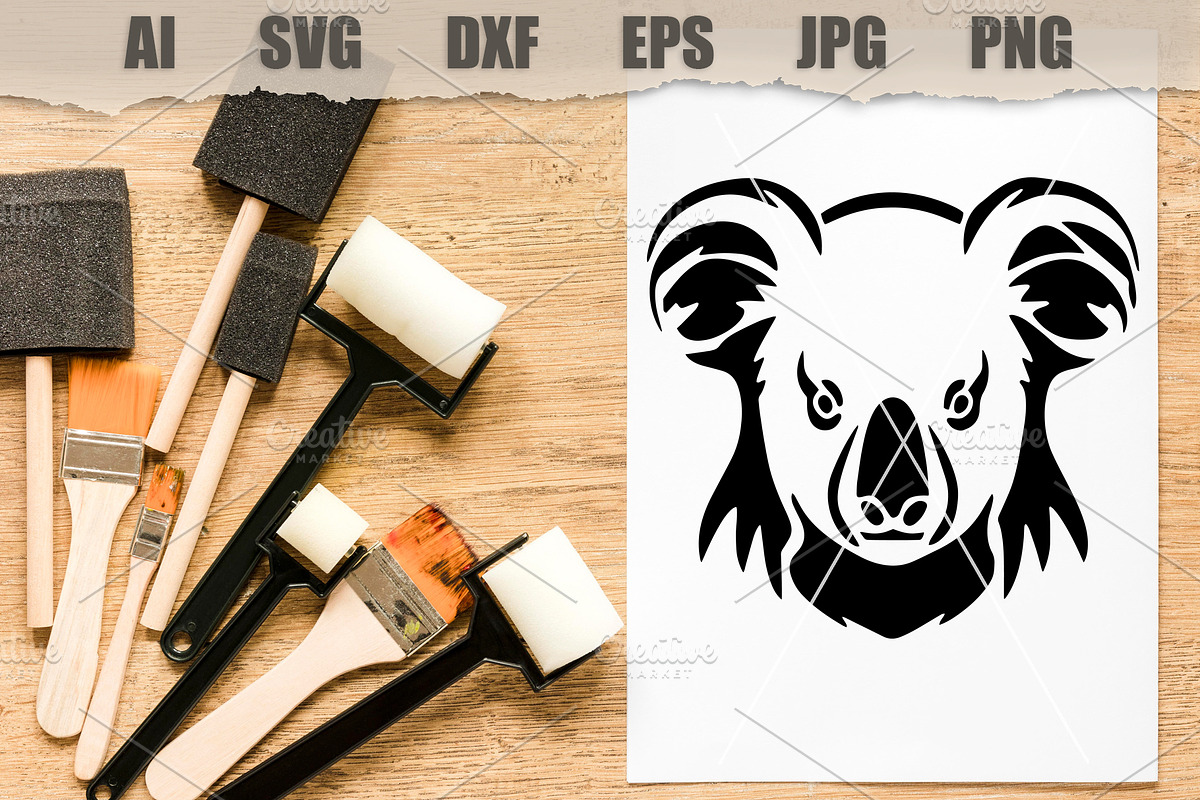 Stencils Koala, an Animal Illustration by MARYCRAFTIRIA (Photo 3 of 3)