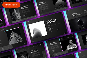 Kolor – Business PowerPoint Template, a Presentation Template by Dens Creative Studio