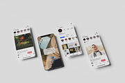 Phone Screen Presentation Mockup, a Print Template by Akaimockup (Thumbnail 4 of 10)