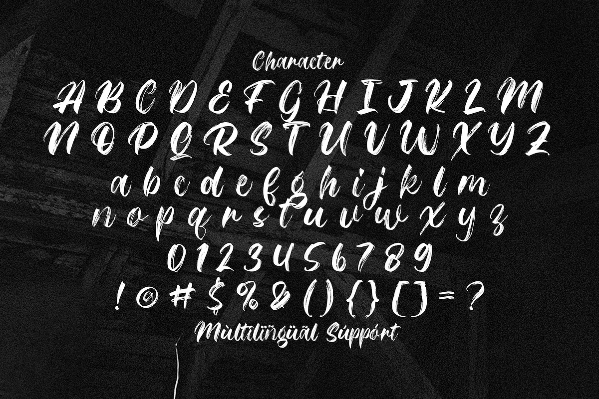 Riqage - Textured Brush Font, a Script Font by StringLabs (Photo 12 of 13)