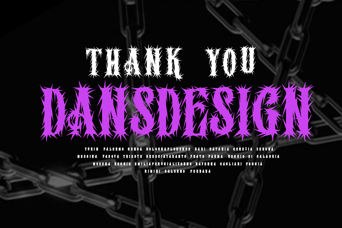 Salvators Metal Display Font, a Blackletter Font by dansdesign (Photo 11 of 12)