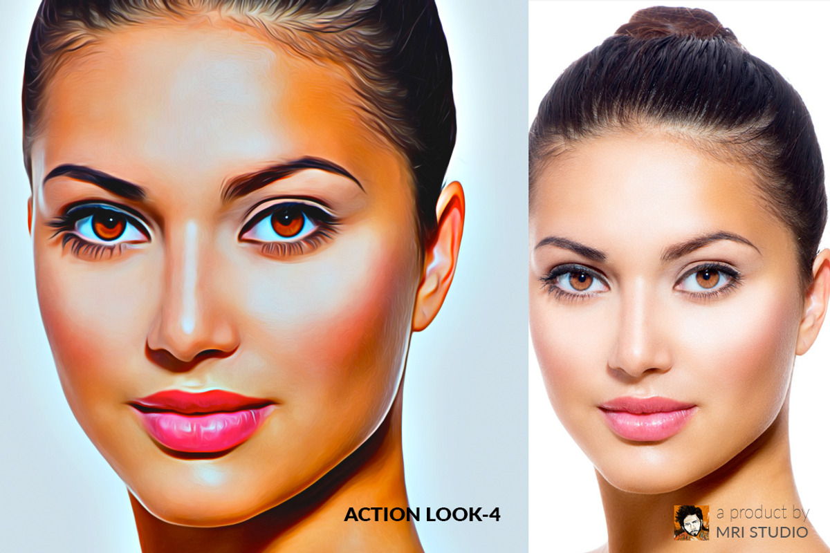 Oil Poster Art Photoshop Action, a Brushes & More by MRI STUDIO (Photo 4 of 8)