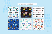 Cute Cars | Hand drawn clipart, a Transportation Illustration by Olia (Thumbnail 6 of 11)