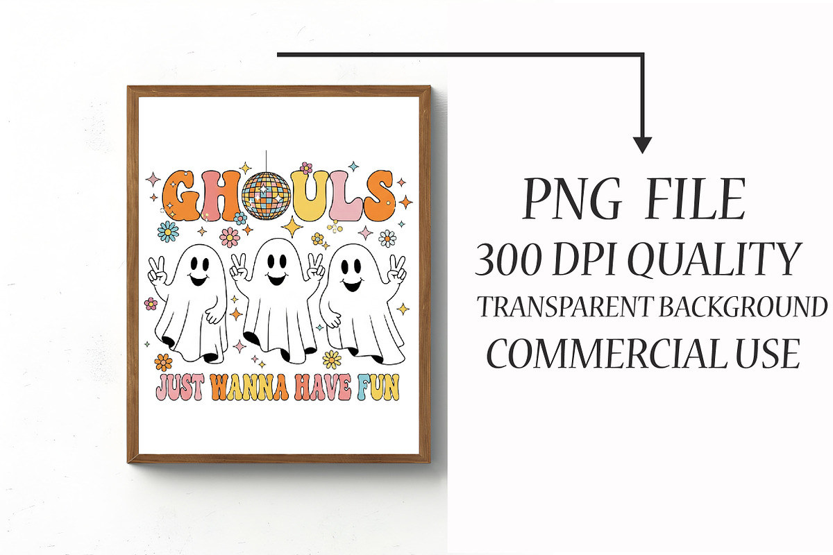 Ghouls Just Wanna Have Fun Halloween, an Illustration by Libby Wishes (Photo 2 of 6)