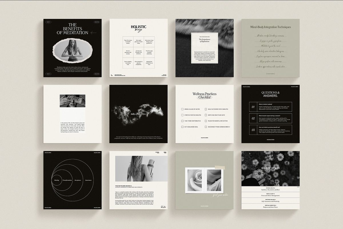 Holistic Coach Instagram Kit, a Social Media Template by Wildnun Studio (Photo 6 of 12)