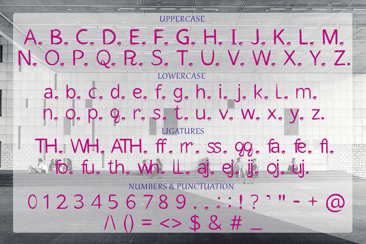 PRORNET - handwritten font, a Serif Font by CHIMERA (Photo 2 of 9)