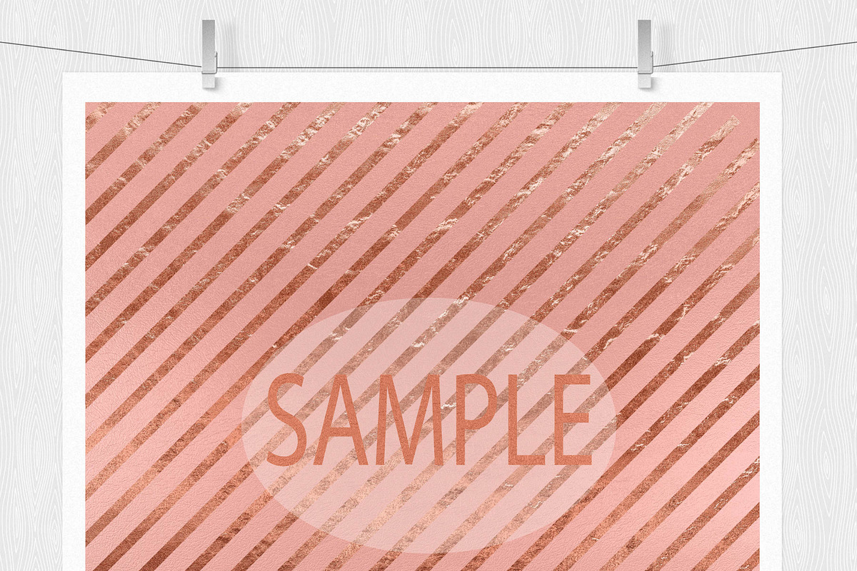 Rose Gold Digital Paper, a Texture Graphic by Leska's Digitals (Photo 4 of 7)