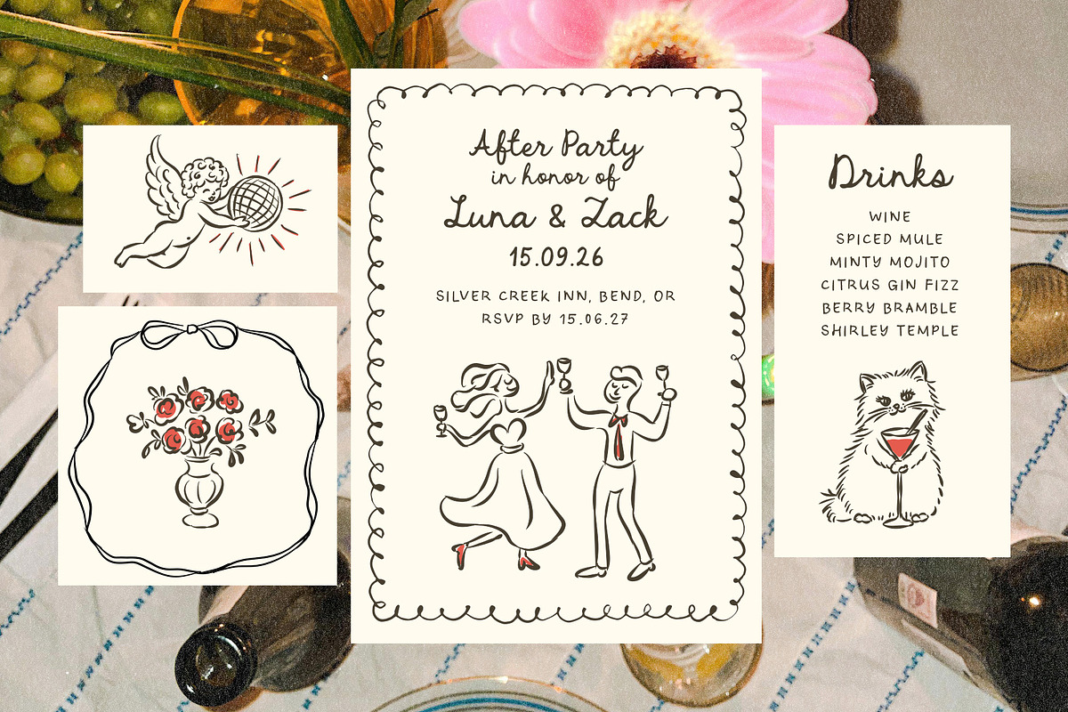 Playful Romance Whimsical SVG Bundle, an Object Illustration by Ayya Studio (Photo 4 of 15)