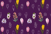 Set of floral elements and wreaths, an Illustration by fiolika (Thumbnail 11 of 13)