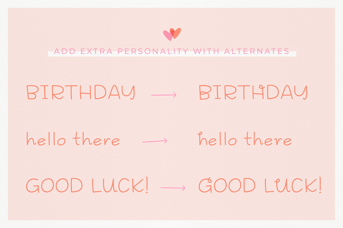 Good Graces | a cute & playful font preview 3