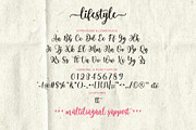 Lifestyle - Tail Swash Script Font, a Script Font by Airotype (Thumbnail 10 of 12)