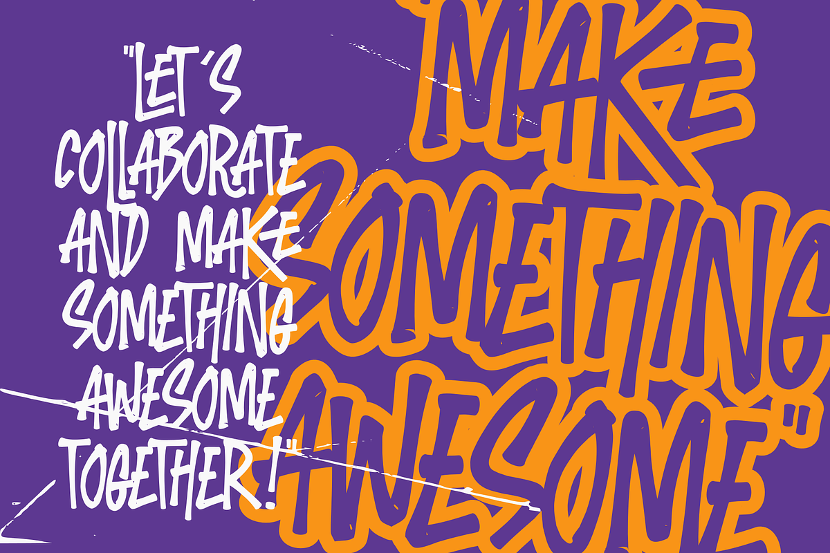 Handtag, a Handwritten Font by Yktypstd (Photo 2 of 6)