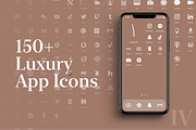 iOS 14 Luxury iPhone App Icons • IV, an Icon by Homescreen Pro (Thumbnail 1 of 6)