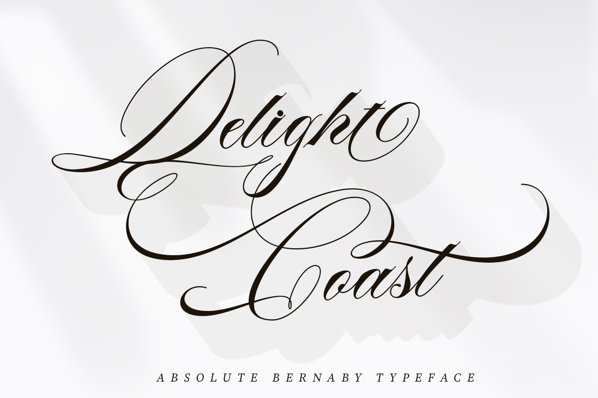 Absolute Bernaby, a Script Font by HKL Studio (Photo 10 of 10)