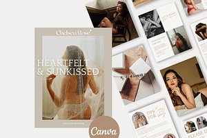 BOHO Boudoir Photography Guide Canva