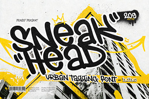 Sneakhead - Urban Tagging Font