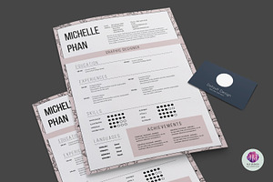 1 page resume template, a Resume Template by Chic templates